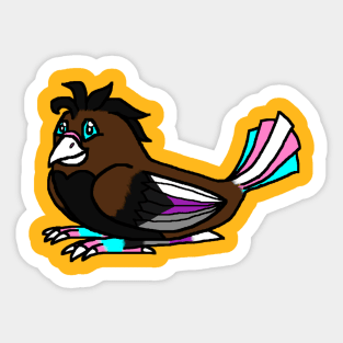 Demisexual Pride Bird Sticker